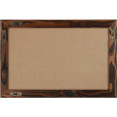 Tableau noir mural magnétique, cadre marron, 610 x 914 mm (24 x 36 po) | Adexa GWA290