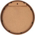 Tableau noir circulaire mural avec surface magnétique, cadre marron, diamètre 457 mm (18 po) | Adexa GWA298