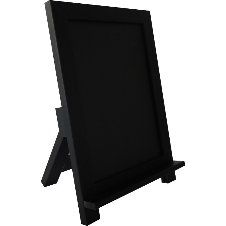 Tableau magnétique de table avec surface magnétique et support, cadre noir, 241 × 356 mm (9,5 × 14 po) | Adexa GWA304