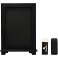 Tableau magnétique de table avec surface magnétique et support, cadre noir, 241 × 356 mm (9,5 × 14 po) | Adexa GWA304