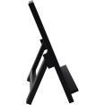 Tableau magnétique de table avec surface magnétique et support, cadre noir, 241 × 356 mm (9,5 × 14 po) | Adexa GWA304
