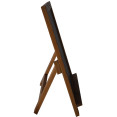 Tableau magnétique de table avec surface magnétique et support, cadre marron, 305 × 432 mm (12 × 17 po) | Adexa GWA310