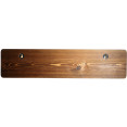 Porte-manteau mural rustique 610 mm (24 po) avec 5 crochets rustiques en pin massif brun | Adexa GWA318