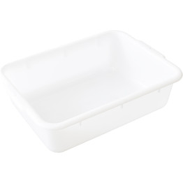 Boîte de rangement en polyéthylène blanc (PE) 365 × 310 × 135 mm | Adexa GZFH1002