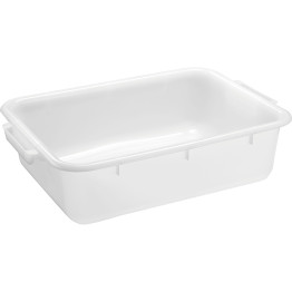 Boîte de rangement en polyéthylène blanc (PE) 545 × 385 × 150 mm | Adexa GZFH1014