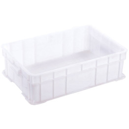 Boîte de rangement en polyéthylène blanc (PE) 618×422×190 mm | Adexa GZFH1032