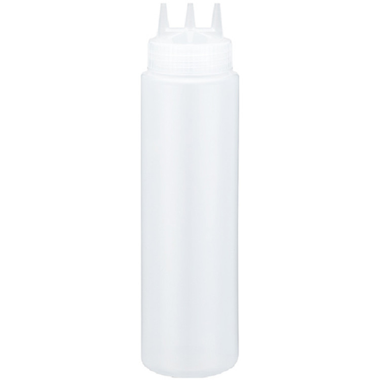 Flacon souple en polyéthylène blanc (PE) 700 ml / 24 oz | Adexa GZFH1414