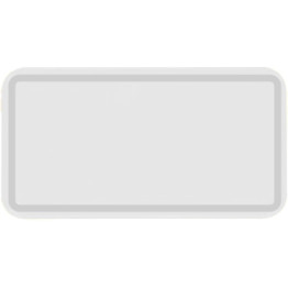 Plateau de présentation en plastique ABS blanc 353 x 186 x 23 mm | Adexa GZFH7126
