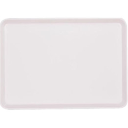 Plateau de présentation en plastique ABS blanc 436 x 313 x 23 mm | Adexa GZFH7134