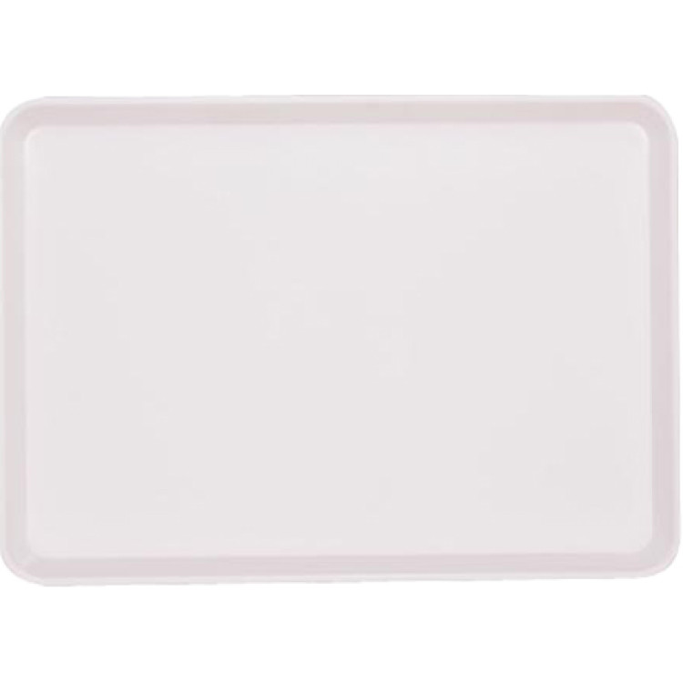 Plateau de présentation en plastique ABS blanc 436 x 313 x 23 mm | Adexa GZFH7134