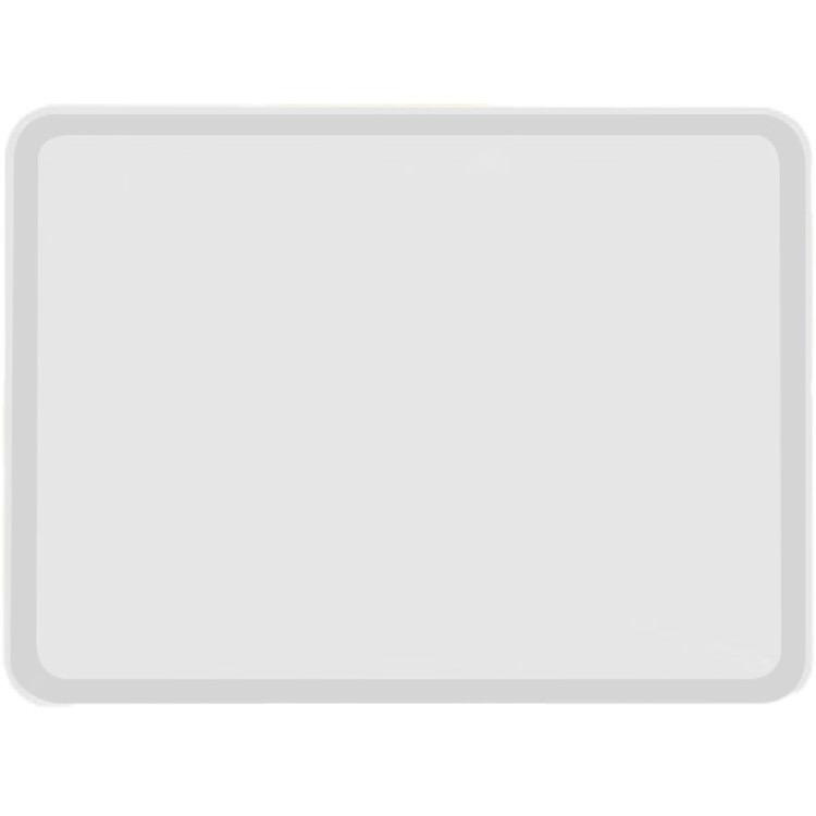 Plateau de présentation en plastique ABS blanc 462 x 347 x 23 mm | Adexa GZFH7138