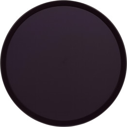 Plateau rond pour restauration rapide en polypropylène noir (PP) Ф344x22mm | Adexa GZFH7140