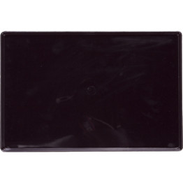 Plateau de présentation en polycarbonate noir (PC) 303 x 202 x 19 mm | Adexa GZFH7146