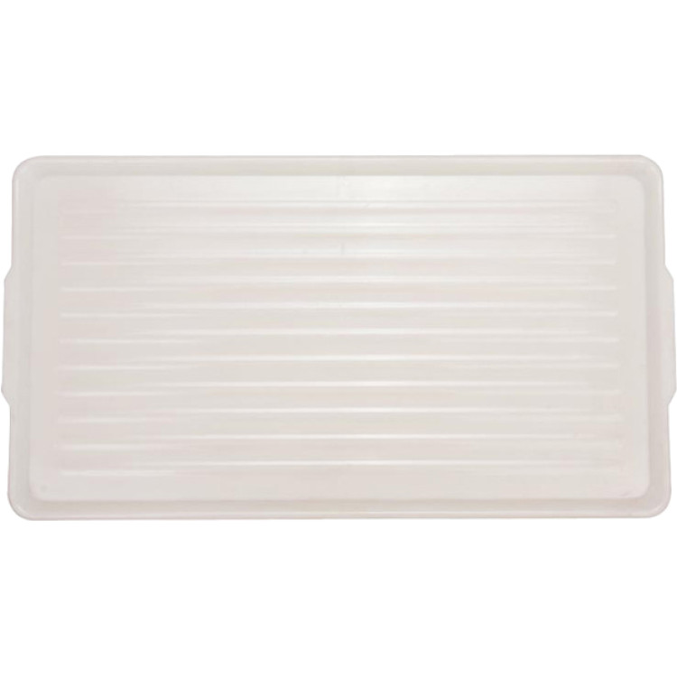 Plateau de présentation beige en plastique ABS 690 x 375 x 20 mm | Adexa GZFH7154