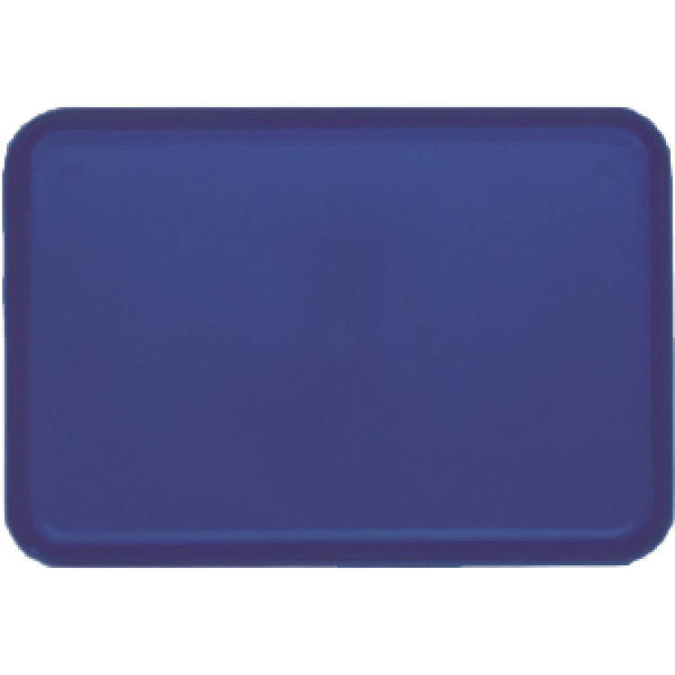 Plateau de restauration rapide en plastique ABS bleu 212 x 146 x 15 mm | Adexa GZFH718