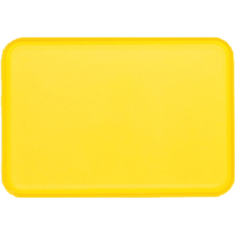 Plateau de restauration rapide jaune en plastique ABS 212 x 146 x 15 mm | Adexa GZFH722