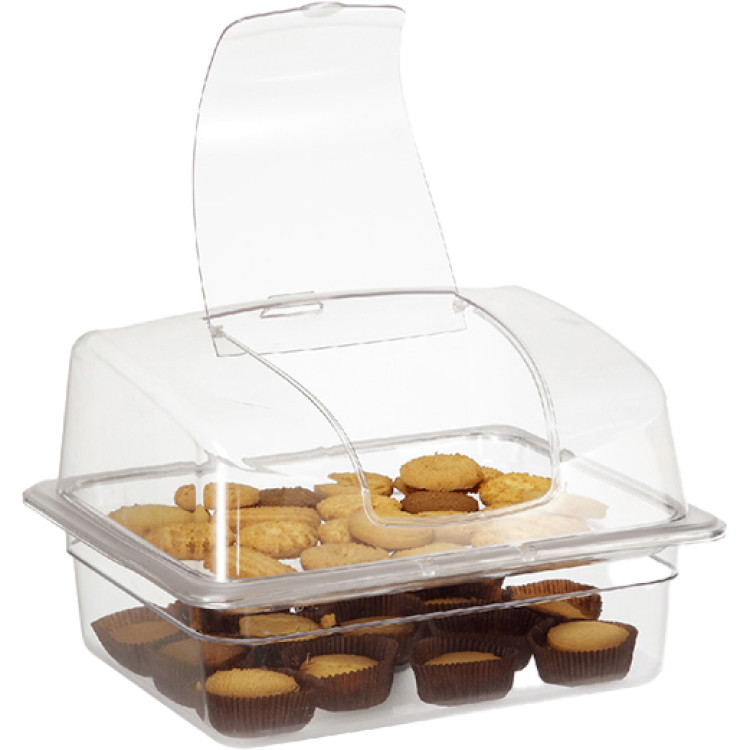 Vitrine transparente en plastique ABS 325 x 265 x 197 mm | Adexa GZFH804
