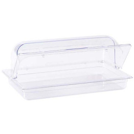 Couvercle d'écran rotatif rectangulaire en polycarbonate transparent (PC) 535 x 330 x 172 mm | Adexa GZFH902