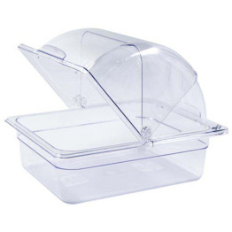 Couvercle d'écran rotatif rectangulaire en polycarbonate transparent (PC) 341 x 278 x 170 mm | Adexa GZFH912