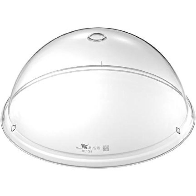 Couvercle alimentaire rond 12" en polycarbonate transparent (PC) ϕ356 x 160 mm | Adexa GZFH938