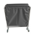 Chariot à linge pliable commercial en acier inoxydable avec 2 sacs – 895 × 660 × 860 mm | Adexa H080C