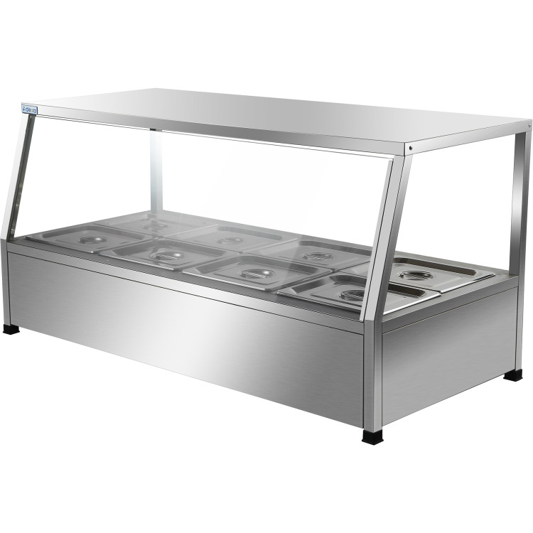 Bain-marie de comptoir de qualité B 10xGN1/2 150 mm | Adexa HBM213 Qualité B