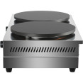 Crêpière Professionnelle Double 2x400mm | Adexa HCM2