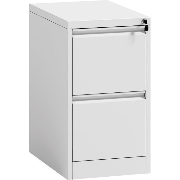 Classeur professionnel à 2 tiroirs 460 x 600 x 716 mm Blanc | Adexa HDKF02WHITE