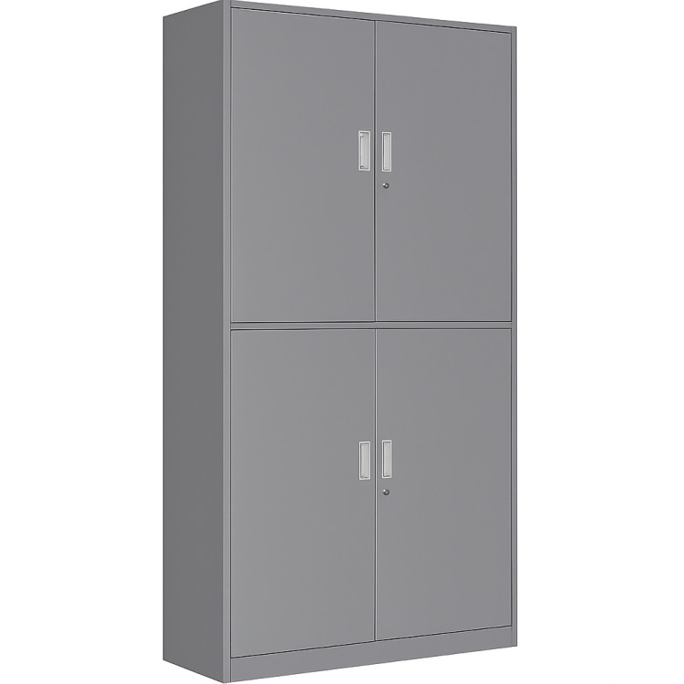 Classeur double professionnel 900 x 390 x 1800 mm Gris | Adexa HDW04GREY