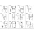Armoire de rangement double professionnelle démontable en métal, aspect bois, gris foncé, 900 x 390 x 1800 mm | Adexa HDWCK04 B GRADE