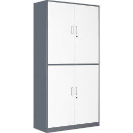 Classeur double professionnel 900 x 390 x 1800 mm Gris-Blanc | Adexa HDWS04