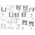 Armoire à outils mobile professionnelle avec tiroir et étagères de rangement 720 x 350 x 837 mm | Adexa HDWTC01