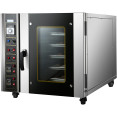 Four mixte à convection électrique professionnel pour boulangerie avec fonction d'humidité et 5 plaques 400 x 600 mm | Adexa HEA5C