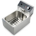 Friteuse commerciale simple électrique 6 litres 2,5 kW comptoir | Adexa HEF81