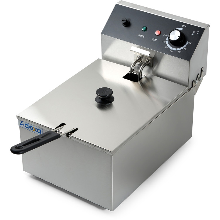 Friteuse commerciale simple électrique 6 litres 2,5 kW comptoir | Adexa HEF81