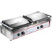 Gril de contact Panini Twin XL robuste Nervuré 4,4 kW Double zone | Adexa HEG813E