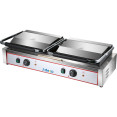 Gril de contact Panini Twin XL robuste Lisse 4,4 kW Double zone | Adexa HEG813EB