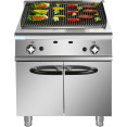 Barbecue professionnel à gaz avec pierres de lave et socle meuble, 14,4 kW, profondeur 700 mm | Adexa HGL707 Barbecue professionnel à gaz avec pierres de lave et socle meuble, 14,4 kW, profondeur 700 mm | Adexa HGL707