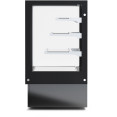 Vitrine à gâteaux 1500 mm, 3 étagères, noire | Adexa HL1500B3BLACK Vitrine à gâteaux 1500 mm, 3 étagères, noire | Adexa HL1500B3BLACK