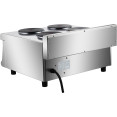 Plaque de cuisson électrique professionnelle 4 plaques 8kW | Adexa HRQ605E