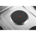 Cuisinière électrique professionnelle 6 brûleurs avec four électrique 15,6 kW + 4,8 kW, profondeur 900 mm | Adexa HRQ962A