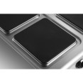 Cuisinière électrique professionnelle 6 brûleurs carrés avec socle de 900 mm de profondeur | Adexa HSQ962C Cuisinière électrique professionnelle 6 brûleurs carrés avec socle de 900 mm de profondeur | Adexa HSQ962C