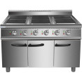 Cuisinière électrique professionnelle 6 brûleurs carrés avec socle de 900 mm de profondeur | Adexa HSQ962C Cuisinière électrique professionnelle 6 brûleurs carrés avec socle de 900 mm de profondeur | Adexa HSQ962C