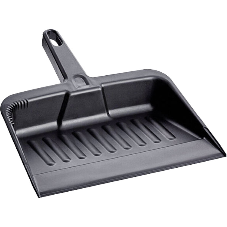 Pelle à poussière robuste en polypropylène 300 x 280 x 860 mm, noire | Adexa JGM1006