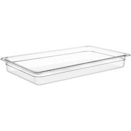 Bac gastronorme en polycarbonate haute résistance GN1/1, profondeur 65 mm | Adexa JGM1502