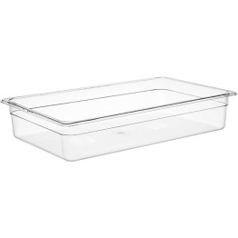 Bac gastronorme en polycarbonate haute résistance GN1/1, profondeur 100 mm | Adexa JGM1504