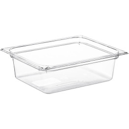 Bac gastronorme en polycarbonate haute résistance GN1/2, profondeur 100 mm | Adexa JGM1510