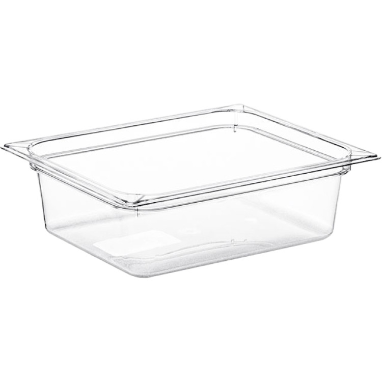 Bac gastronorme en polycarbonate haute résistance GN1/2, profondeur 100 mm | Adexa JGM1510