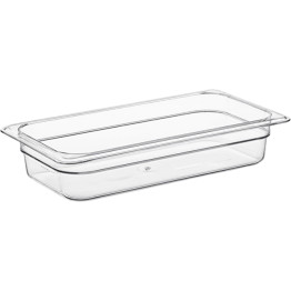 Bac gastronorme en polycarbonate haute résistance GN1/3, profondeur 65 mm | Adexa JGM1514