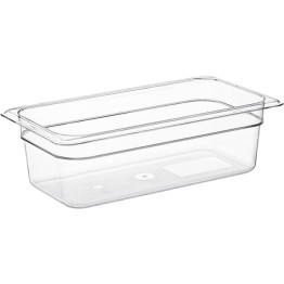 Bac gastronorme en polycarbonate haute résistance GN1/3, profondeur 100 mm | Adexa JGM1516